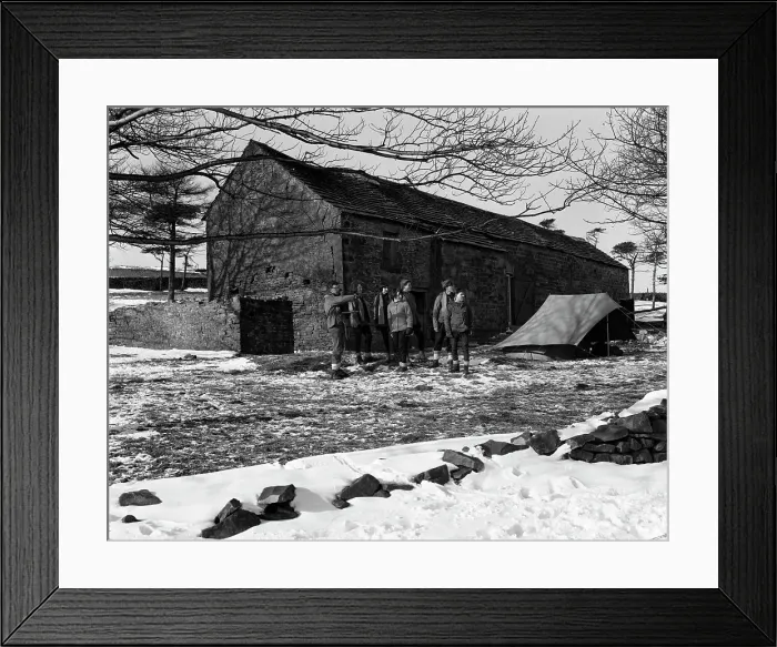 Framed Print : Outward Bound course, near Hope, Derbyshire, 1965. Artist: Michael Walters Framed Print : Outward Bound course, near Hope, Derbyshire, 1965. Artist: Michael Walters