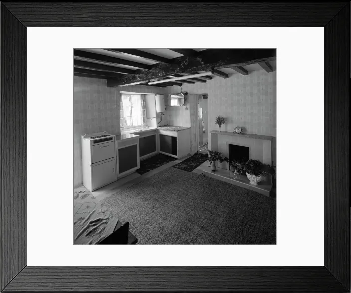 Framed Print : Cottage interior, Harlington, South Yorkshire, 1964. Artist: Michael Walters Framed Print : Cottage interior, Harlington, South Yorkshire, 1964. Artist: Michael Walters
