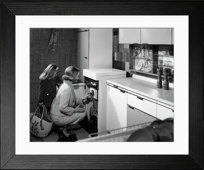 Framed Print : New range of central heating boilers, 1965. Artist: Michael Walters Framed Print : New range of central heating boilers, 1965. Artist: Michael Walters
