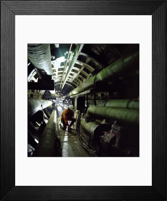 Framed Print : The Seven Bridge transmission tunnel, 1980. Artist: Michael Walters Framed Print : The Seven Bridge transmission tunnel, 1980. Artist: Michael Walters