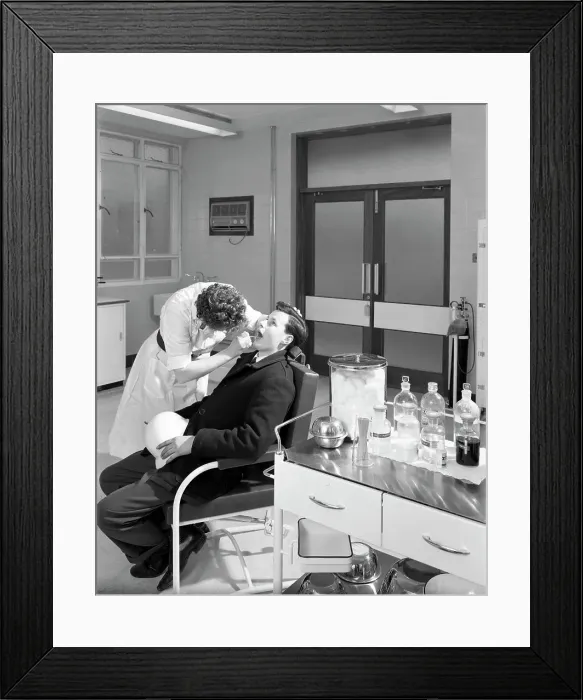 Framed Print : Health check in the medical room, Park Gate Iron & Steel Co, Rotherham, South Yorkshire, 1964 Framed Print : Health check in the medical room, Park Gate Iron & Steel Co, Rotherham, South Yorkshire, 1964