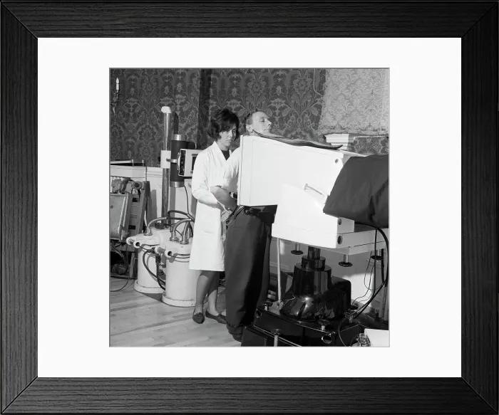 Framed Print : Medical screening in Rotherham, South Yorkshire, 1967. Artist: Michael Walters Framed Print : Medical screening in Rotherham, South Yorkshire, 1967. Artist: Michael Walters
