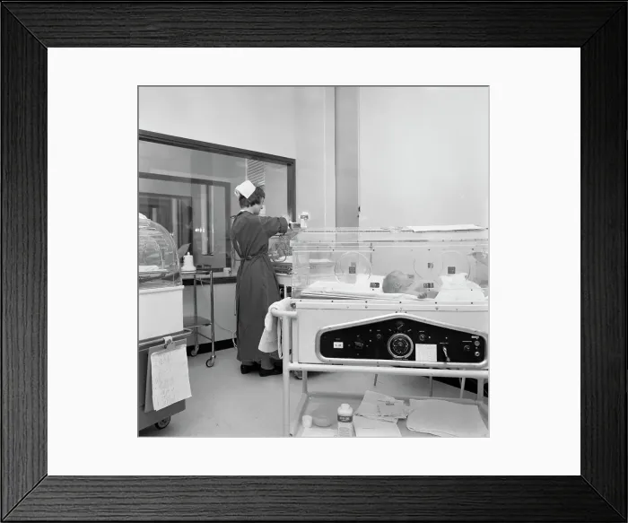 Framed Print : Special care unit for premature babies, Nether Edge Hospital, Sheffield, South Yorkshire, 1969 Framed Print : Special care unit for premature babies, Nether Edge Hospital, Sheffield, South Yorkshire, 1969