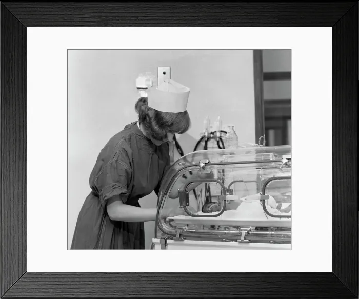 Framed Print : Special care unit for premature babies, Nether Edge Hospital, Sheffield, South Yorkshire, 1969 Framed Print : Special care unit for premature babies, Nether Edge Hospital, Sheffield, South Yorkshire, 1969