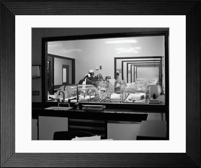Framed Print : Special care unit for premature babies, Nether Edge Hospital, Sheffield, South Yorkshire, 1969 Framed Print : Special care unit for premature babies, Nether Edge Hospital, Sheffield, South Yorkshire, 1969