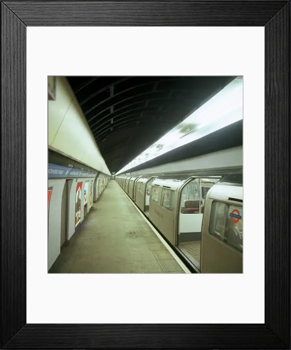 Framed Print : Tube train standing at Blackhorse Road station on the Victoria Line, London, 1974 Framed Print : Tube train standing at Blackhorse Road station on the Victoria Line, London, 1974
