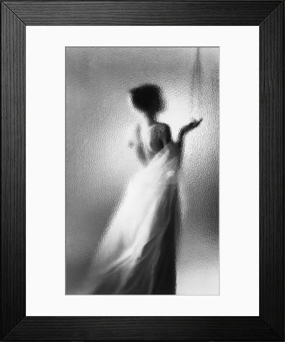 Framed Print : Glass shower, 1963. Artist: Michael Walters