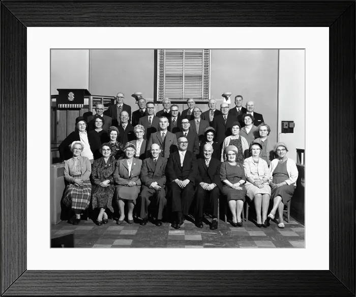 Framed Print : A Wesleyan church conference group from the South Yorkshire town of Mexborough, 1963 Framed Print : A Wesleyan church conference group from the South Yorkshire town of Mexborough, 1963