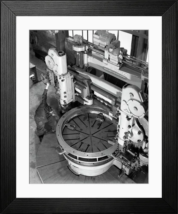 Framed Print : Checking finished castings at AT Green & Sons Ltd foundry, Rotherham, South Yorkshire, 1963 Framed Print : Checking finished castings at AT Green & Sons Ltd foundry, Rotherham, South Yorkshire, 1963