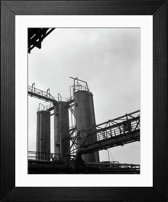 Framed Print : Manvers Main coke ovens, Wath upon Dearne, near Rotherham, South Yorkshire, 1963 Framed Print : Manvers Main coke ovens, Wath upon Dearne, near Rotherham, South Yorkshire, 1963