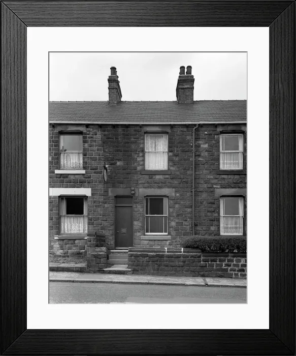 Framed Print : National Provincial Bank in a terraced house, Bolton upon Dearne, South Yorkshire, 1963 Framed Print : National Provincial Bank in a terraced house, Bolton upon Dearne, South Yorkshire, 1963