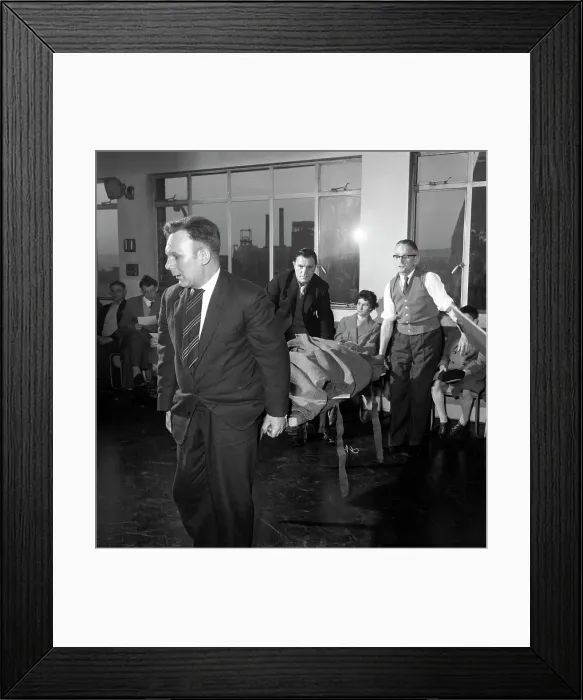 Framed Print : First aid competition, Mexborough, South Yorkshire, 1961. Artist: Michael Walters Framed Print : First aid competition, Mexborough, South Yorkshire, 1961. Artist: Michael Walters