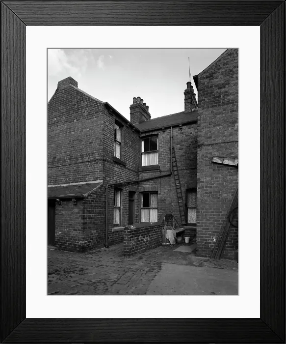 Framed Print : Typical pit housing in Furlong Road, Bolton upon Dearne, South Yorkshire, 1963. Artist Framed Print : Typical pit housing in Furlong Road, Bolton upon Dearne, South Yorkshire, 1963. Artist