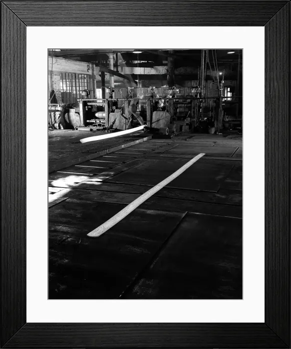 Framed Print : Rolling steel, J Beardshaw & Sons, Sheffield, South Yorkshire, 1963 Framed Print : Rolling steel, J Beardshaw & Sons, Sheffield, South Yorkshire, 1963