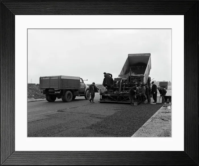 Framed Print : A Bedford A3S tipper on the site of Manvers coal prep plant, South Yorkshire, 1955 Framed Print : A Bedford A3S tipper on the site of Manvers coal prep plant, South Yorkshire, 1955