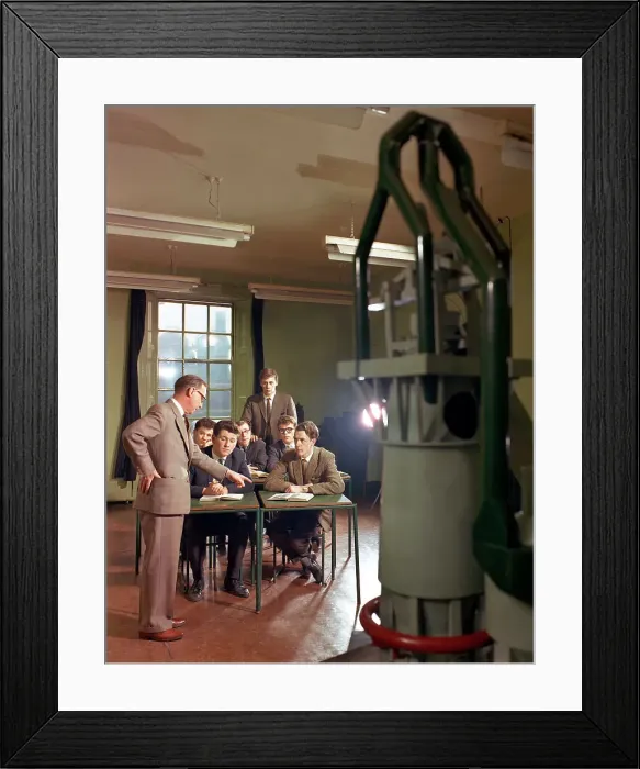 Framed Print : Students training at the Park Gate Iron & Steel Co, Rotherham, South Yorkshire, 1964 Framed Print : Students training at the Park Gate Iron & Steel Co, Rotherham, South Yorkshire, 1964