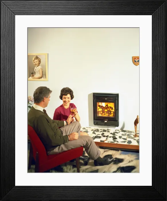 Framed Print : Press advertisment for British Coal, May 1966. Artist: Michael Walters Framed Print : Press advertisment for British Coal, May 1966. Artist: Michael Walters