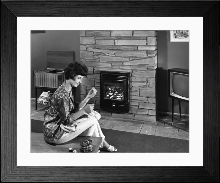 Framed Print : Press advertisment for British Coal, May 1966. Artist: Michael Walters Framed Print : Press advertisment for British Coal, May 1966. Artist: Michael Walters