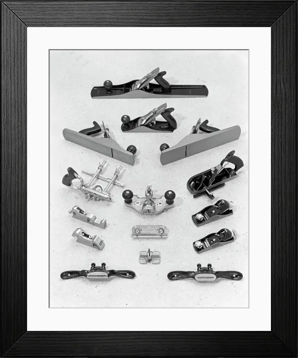 Framed Print : A range of Stanley hand tools, Sheffield, South Yorkshire, 1966. Artist: Michael Walters Framed Print : A range of Stanley hand tools, Sheffield, South Yorkshire, 1966. Artist: Michael Walters
