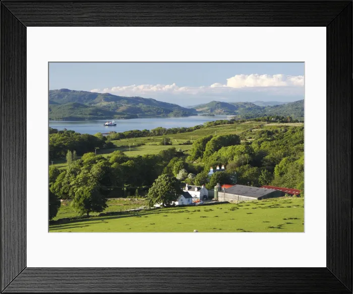 Framed Print : West Loch Tarbert from Kintyre, Argyll and Bute, Scotland Framed Print : West Loch Tarbert from Kintyre, Argyll and Bute, Scotland