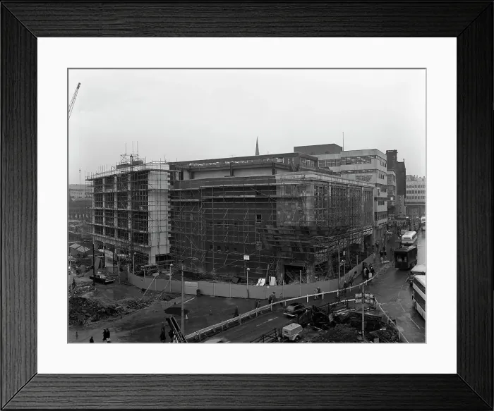 Framed Print : Walshs department store in Sheffield prior to its redevelopment, South Yorkshire, 1967 Framed Print : Walshs department store in Sheffield prior to its redevelopment, South Yorkshire, 1967