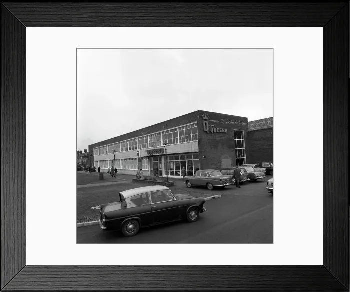 Framed Print : A Ford Anglia outside Asda (Queens) supermarket, Rotherham, South Yorkshire, 1969 Framed Print : A Ford Anglia outside Asda (Queens) supermarket, Rotherham, South Yorkshire, 1969