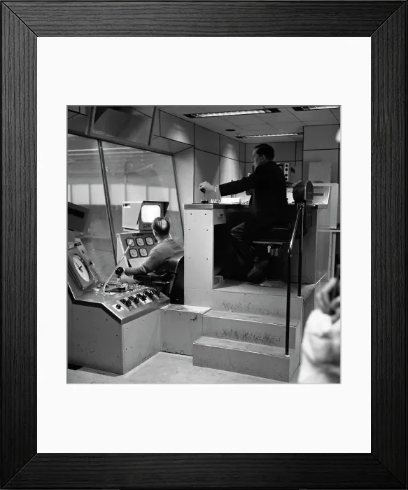 Framed Print : Steelworks control centre, Park Gate Iron & Steel Co, Rotherham, South Yorkshire, 1964 Framed Print : Steelworks control centre, Park Gate Iron & Steel Co, Rotherham, South Yorkshire, 1964