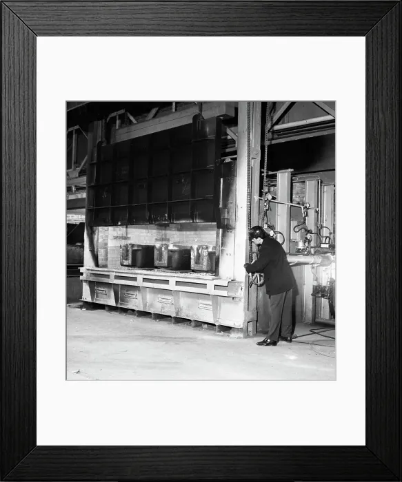 Framed Print : The small ingot furnace, Park Gate Iron & Steel Co, Rotherham, South Yorkshire, 1964 Framed Print : The small ingot furnace, Park Gate Iron & Steel Co, Rotherham, South Yorkshire, 1964