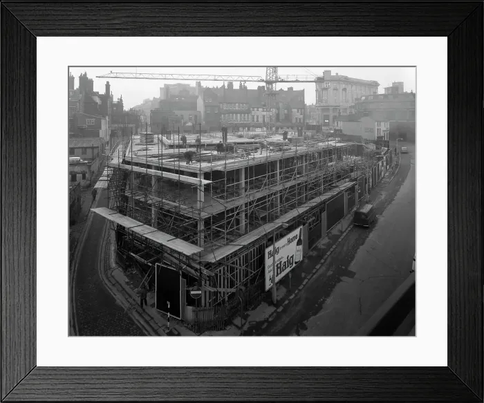 Framed Print : Commercial development on Campo Lane, Sheffield, South Yorkshire, 1968 Framed Print : Commercial development on Campo Lane, Sheffield, South Yorkshire, 1968