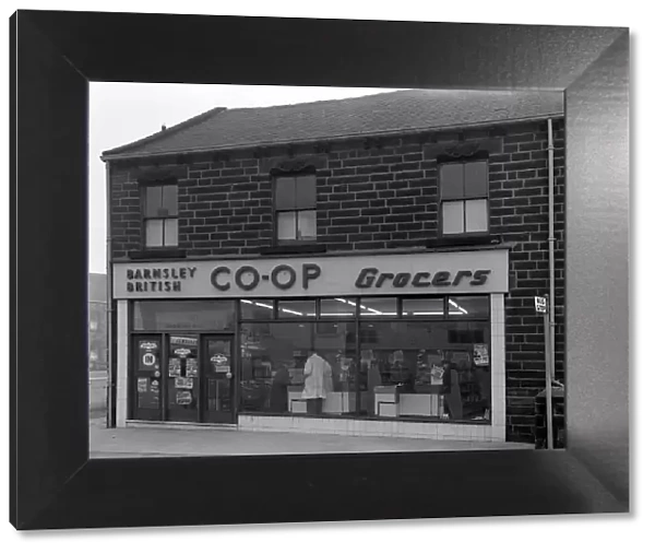 Barnsley Co-op, Park Road branch exterior, Barnsley, South Yorkshire, 1961. Artist