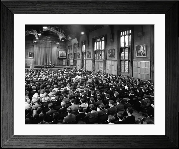 Framed Print : Sixth form conference, Sheffield University, Sheffield, South Yorkshire, 1967. Artist Framed Print : Sixth form conference, Sheffield University, Sheffield, South Yorkshire, 1967. Artist