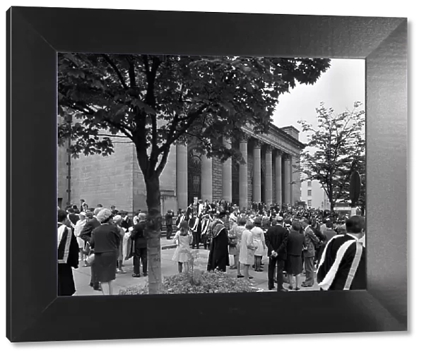 University graduates outside Sheffield City Hall, South Yorkshire, 1967. Artist