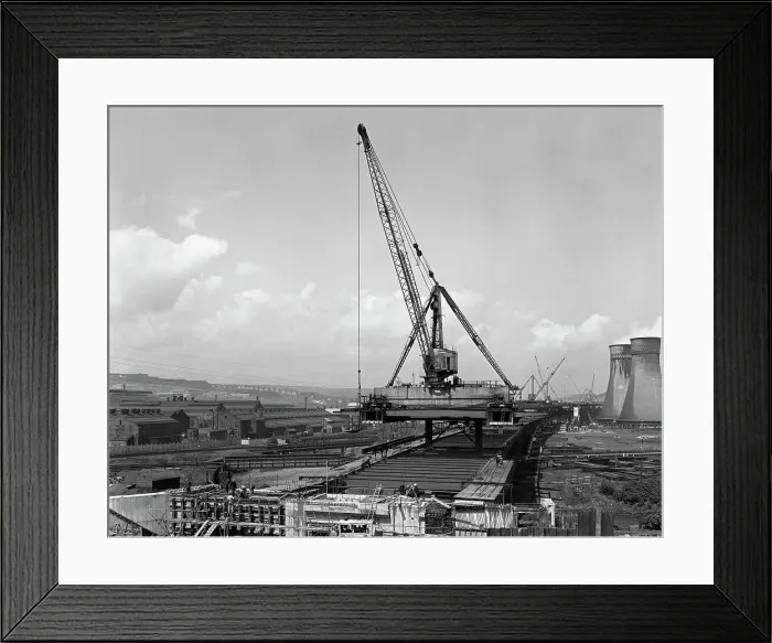 Framed Print : Tinsley Viaduct under construction, Meadowhall, near Sheffield, South Yorkshire, 1967 Framed Print : Tinsley Viaduct under construction, Meadowhall, near Sheffield, South Yorkshire, 1967