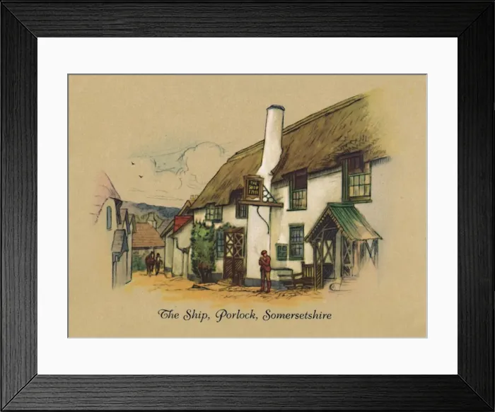 Framed Print : The Ship, Porlock, Somersetshire, 1939 Framed Print : The Ship, Porlock, Somersetshire, 1939