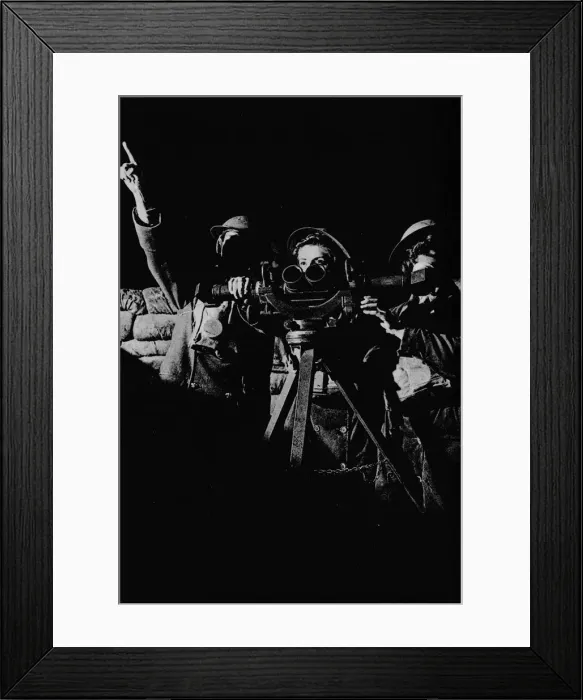 Framed Print : Women on duty on an anti-aircraft battery, 1943 Framed Print : Women on duty on an anti-aircraft battery, 1943