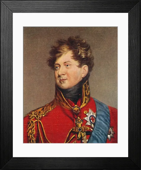 Framed Print : George IV, 1935 Framed Print : George IV, 1935