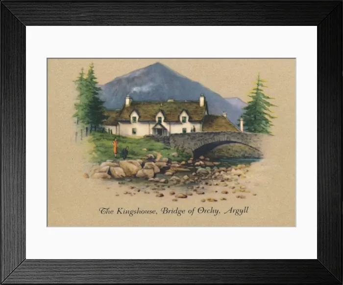 Framed Print : The Kingshouse, Bridge of Orchy, Argyll, 1939 Framed Print : The Kingshouse, Bridge of Orchy, Argyll, 1939