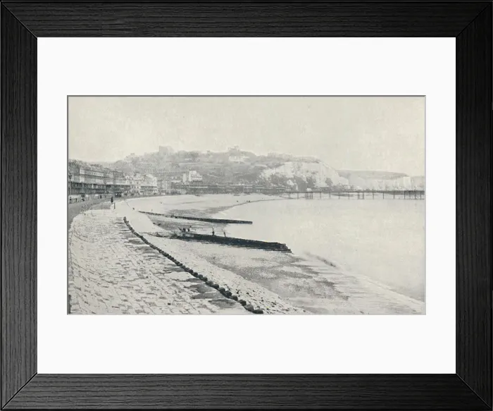 Framed Print : Chalk Cliffs, Near Dover, 1910. Artist: Valentine & Sons Framed Print : Chalk Cliffs, Near Dover, 1910. Artist: Valentine & Sons