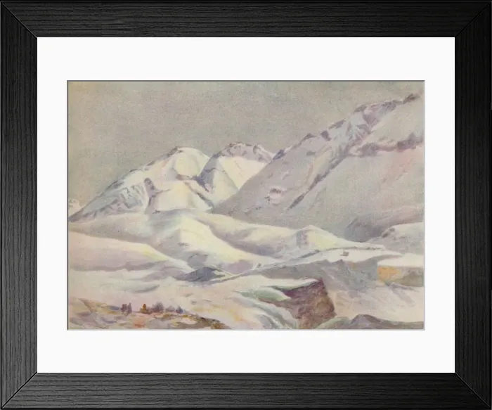 Framed Print : The Andes, 1916. Artist: E. W Christmas Framed Print : The Andes, 1916. Artist: E. W Christmas