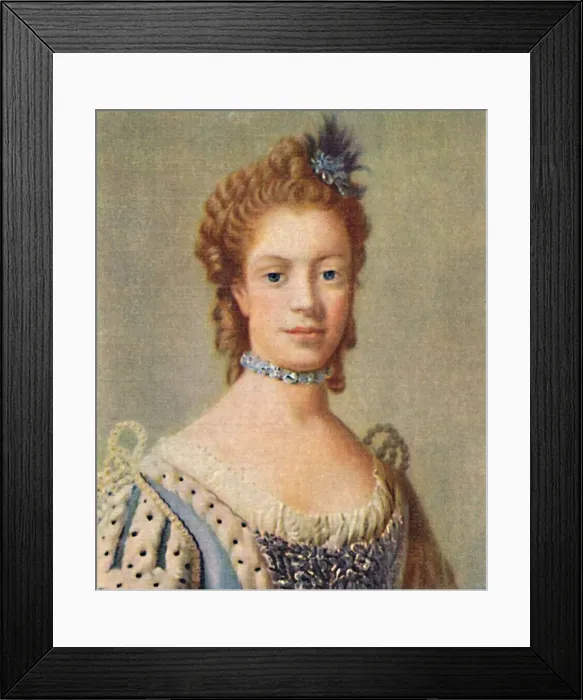 Framed Print : Charlotte of Mecklenburg, 1935 Framed Print : Charlotte of Mecklenburg, 1935