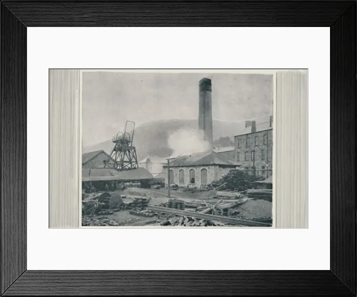 Framed Print : Top of a Coal Mine, 1910 Framed Print : Top of a Coal Mine, 1910