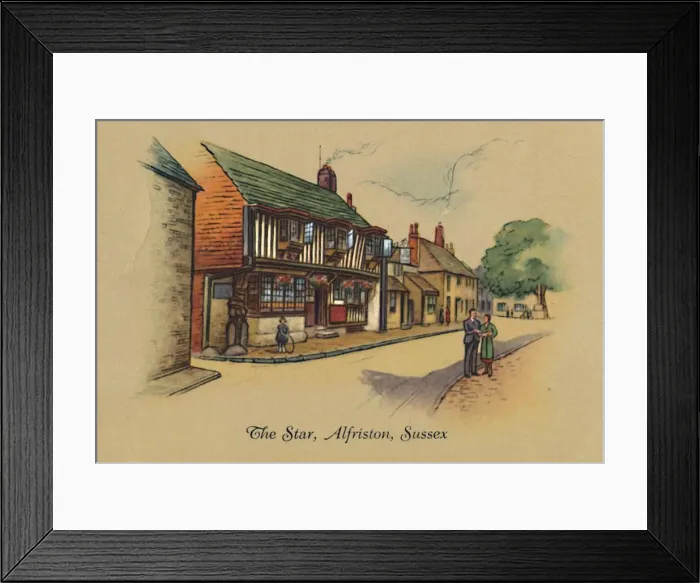 Framed Print : The Star, Alfriston, Sussex, 1939 Framed Print : The Star, Alfriston, Sussex, 1939
