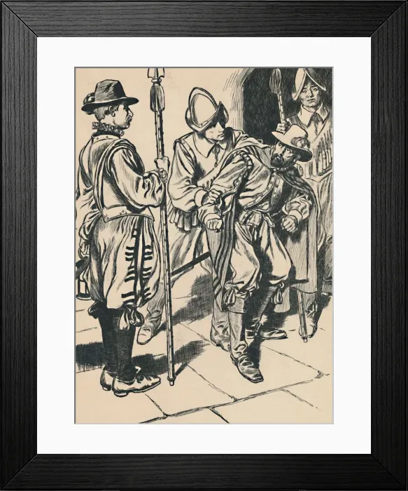 Framed Print : The Arrest of Guy Fawkes, c1907 Framed Print : The Arrest of Guy Fawkes, c1907