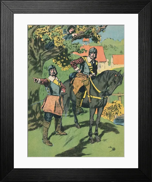 Framed Print : King Charles in the Oak, c1907 Framed Print : King Charles in the Oak, c1907