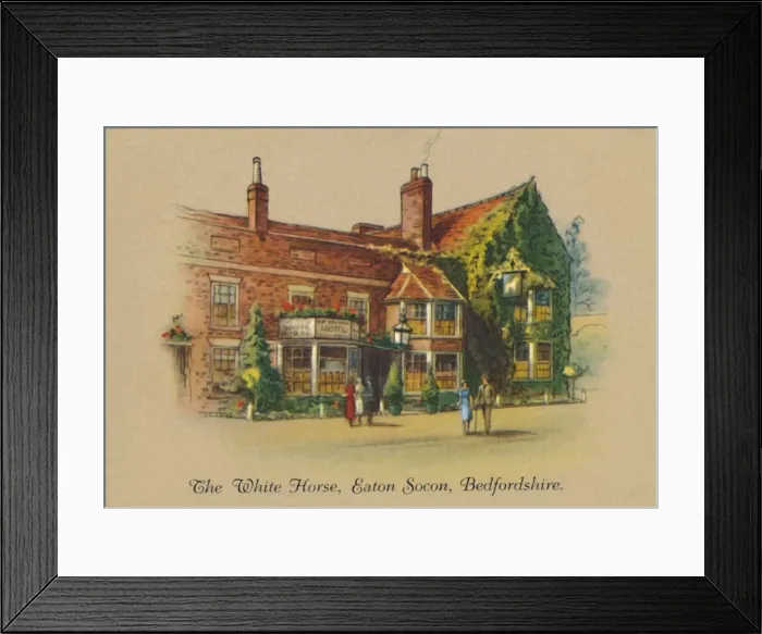 Framed Print : The White Horse, Eaton Socon, Bedfordshire, 1939 Framed Print : The White Horse, Eaton Socon, Bedfordshire, 1939