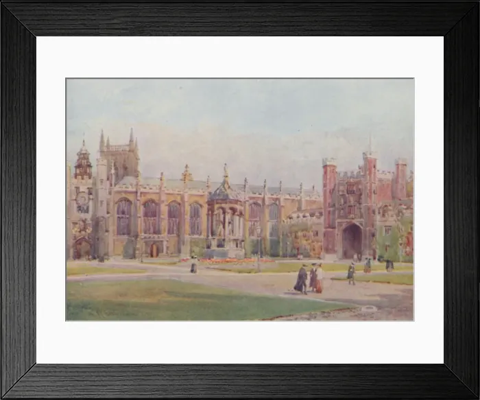 Framed Print : Trinity College, Cambridge, 1910. Artist: William Matthison Framed Print : Trinity College, Cambridge, 1910. Artist: William Matthison