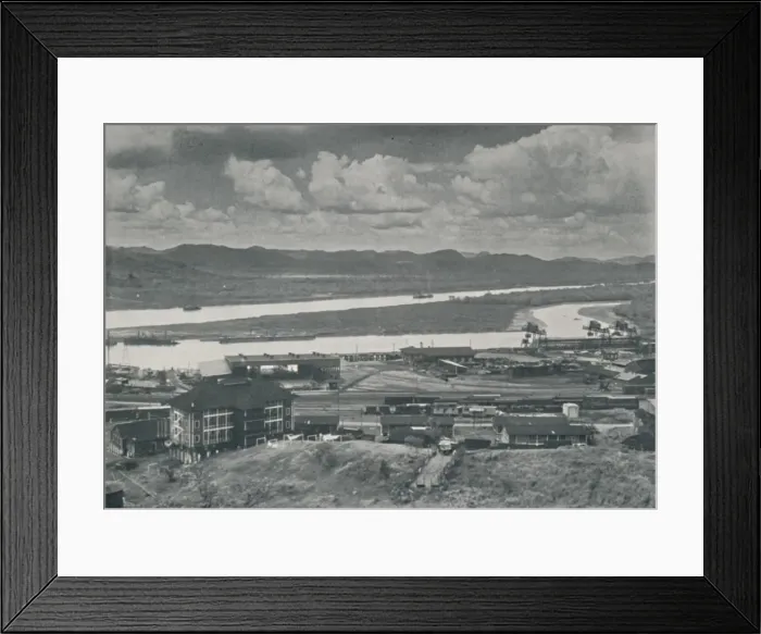 Framed Print : The Panama Canal, 1916. Artist: Underwood & Underwood Framed Print : The Panama Canal, 1916. Artist: Underwood & Underwood