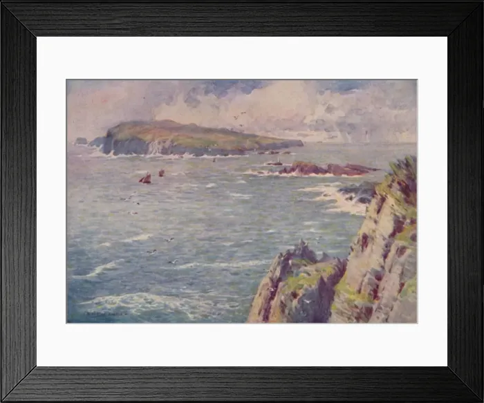 Framed Print : The Calf of Man, 1910. Artist: Alfred Heaton Cooper