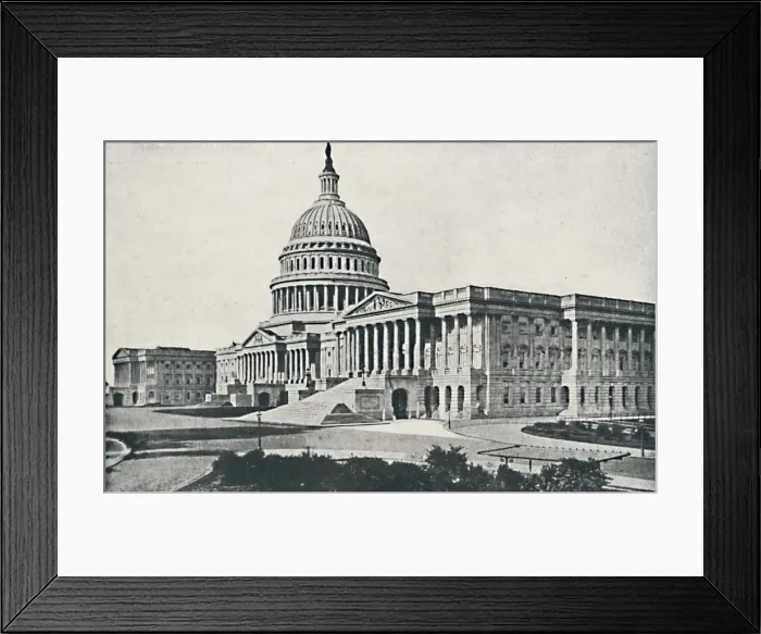 Framed Print : The Capitol, Washington, 1916 Framed Print : The Capitol, Washington, 1916