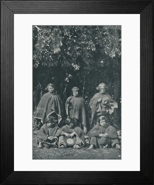 Framed Print : Indians from the Island of Chiloe, 1916 Framed Print : Indians from the Island of Chiloe, 1916